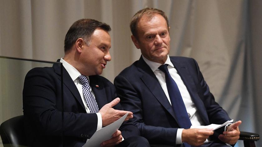 Prezydent Duda i Donald Tusk rozmawiali w Nowym Jorku