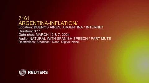 Inflacja w Argentynie przekroczyła w 2023 roku 200 procent
