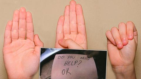 Międzynarodowy sygnał migowy dla ofiar przemocy domowej