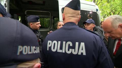 Rozmowa policjantów z posłanką Kingą Gajewską