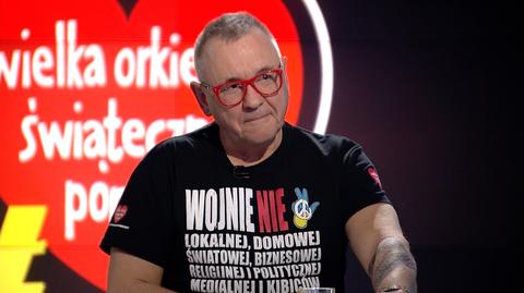 Owsiak: Nie mówmy "wojnie - STOP". Wojna nie powinna się zacząć