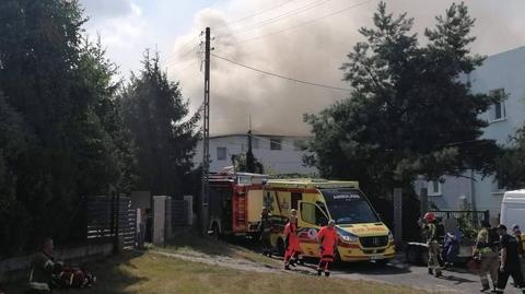 Policja o pożarze w Bydgoszczy