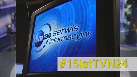 15 lat TVN24. 9 sierpnia 2001 roku - start telewizji TVN24