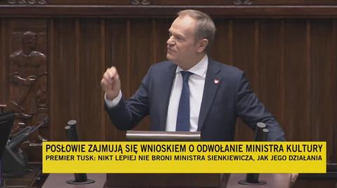 Donald Tusk o Funduszu Sprawiedliwości. "Finansowaliście działania tych, którzy byli sprawcami nieszczęścia tych ofiar"