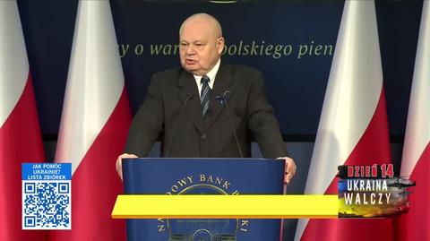 Glapiński: cała RPP jest zdeterminowana do obniżenia inflacji do celu (wideo z 9 marca 2022)
