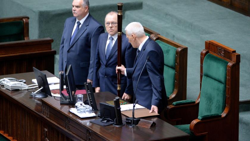 Marszałek senior otworzył pierwsze posiedzenie Sejmu VIII kadencji