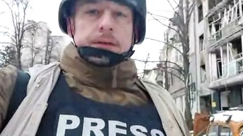 Fragmenty reportaży Michała Przedlackiego o wojnie w Ukrainie 