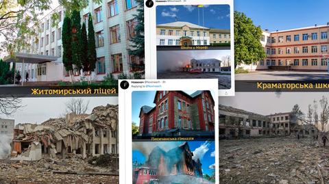 Ukraińskie szkoły zniszczone w wyniku rosyjskiej agresji. Zdjęcia