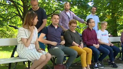 Pytania o poparcie Szymona Hołowni