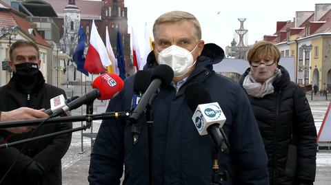 Z ratusza w Białymstoku miał wybrzmieć hymn Unii Europejskiej, ale "wyłączono prąd"