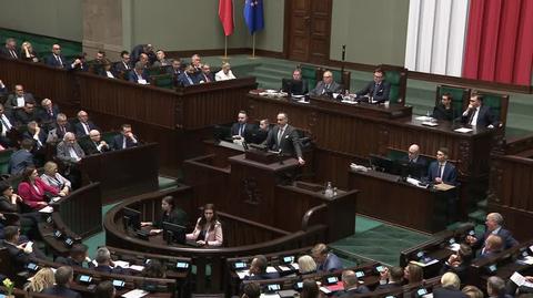 Kowalski w Sejmie o finansowaniu Polski 2050 i "sprawie dla CBA"
