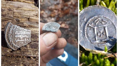 Monety sprzed tysiąca lat znaleziono nad Drwęcą