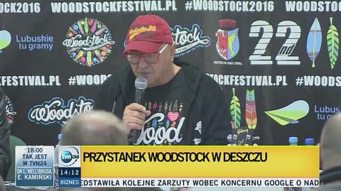 Deszcz opóźnia start Woodstocku