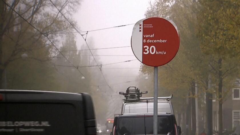 Ograniczenie prędkości w Amsterdamie do 30 km/h