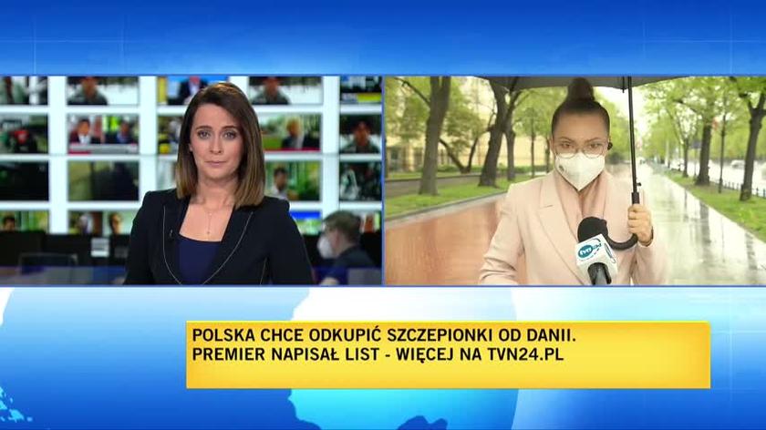 Polska chce odkupić szczepionki od Danii. Relacja reporterki TVN24