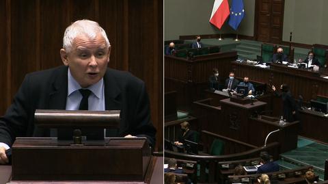 Awantura w Sejmie. Wielichowska pokazuje połamaną legitymację, odpowiada Jarosław Kaczyński