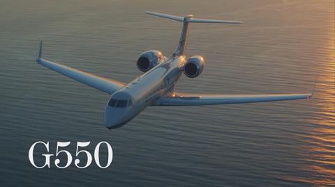 Samolot Gulfstream G550. Materiał producenta