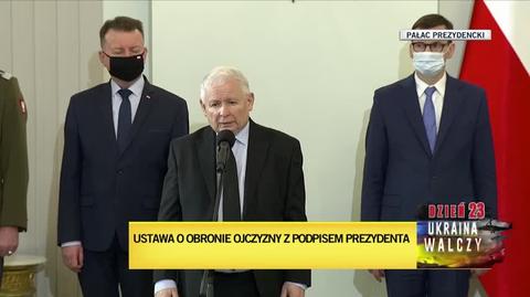 Kaczyński: dziś kwestia bezpieczeństwa staje się sprawą całkowicie dominującą