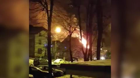 Pożar wybuchł w Pułtusku