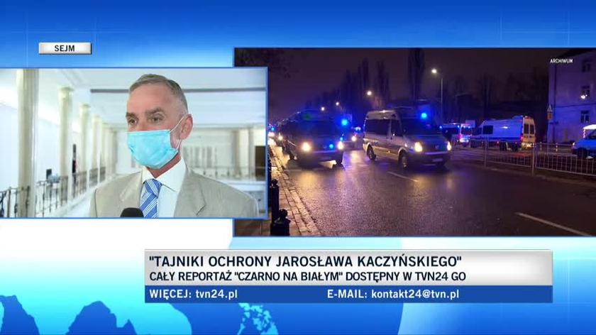 Jan Maria Jackowski: mówiąc o ochronie Kaczyńskiego trzeba brać pod uwagę wolę samego prezesa