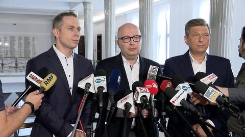 Posłowie PO-KO chcą dymisji marszałka Kuchcińskiego i dyrektora CIS