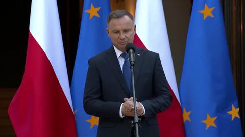 Prezydent Andrzej Duda wręczył odznaczenia państwowe osobom zasłużonym w walce z COVID-19