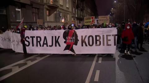 Protest w Krakowie