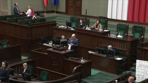 Dariusz Matecki o aborcji podczas sejmowej debaty