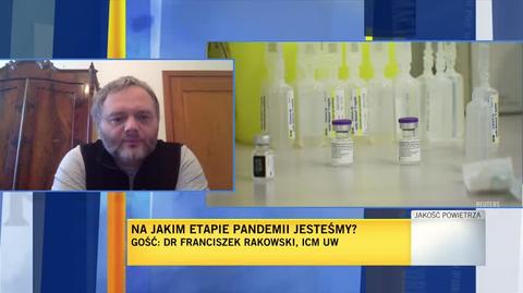 Doktor Rakowski: szacujemy, że w Polsce 9-16 milionów osób przechorowało COVID-19