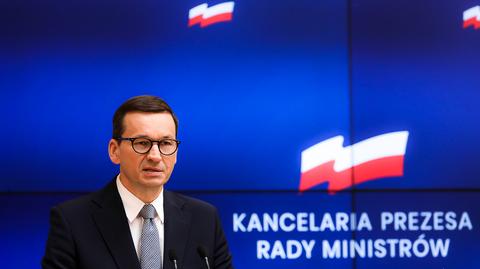 Morawiecki o zaniechaniu poboru podatku od umorzonej części dotacji z tarczy finansowej