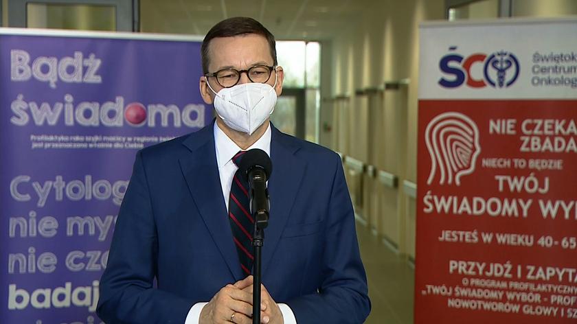 Morawiecki: będziemy dalej kierowali dodatkowe środki na walkę z rakiem