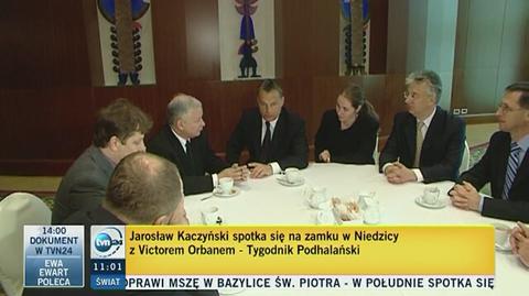 Tygodnik Podhalanski: spotkanie Kaczyńskiego z Orbanem prawdopodobnie w Niedzicy