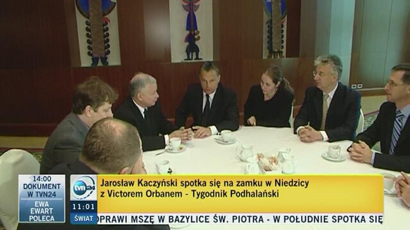 Tygodnik Podhalanski: spotkanie Kaczyńskiego z Orbanem prawdopodobnie w Niedzicy