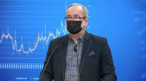 Niedzielski: Omikron stał się faktem. Stanowi w strukturze naszego genomu ponad 20 procent (nagranie archiwalne)