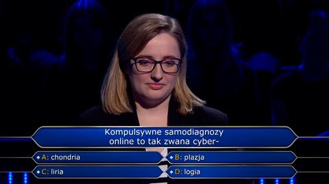 Pytanie w "Milionerach" o kompulsywne samodiagnozy online za 2 tysiące złotych