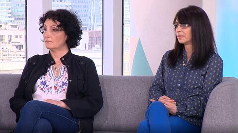 Elżbieta Wąs i Anna Gryta w studiu Dzień Dobry TVN 
