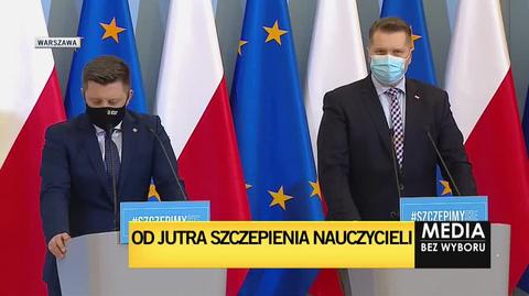 Czarnek: do końca lutego klasy I-III w trybie stacjonarnym, pozostałe roczniki w trybie zdalnym