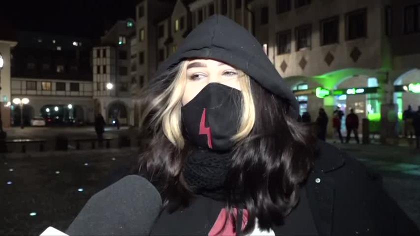 Uczestniczka sobotniego protestu w Kołobrzegu: nie chcemy, żeby ktoś decydował za kobiety