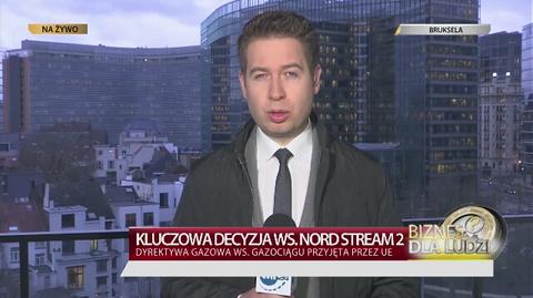 Maciej Sokołowski z Brukseli o decyzji w sprawie Nord Stream 2