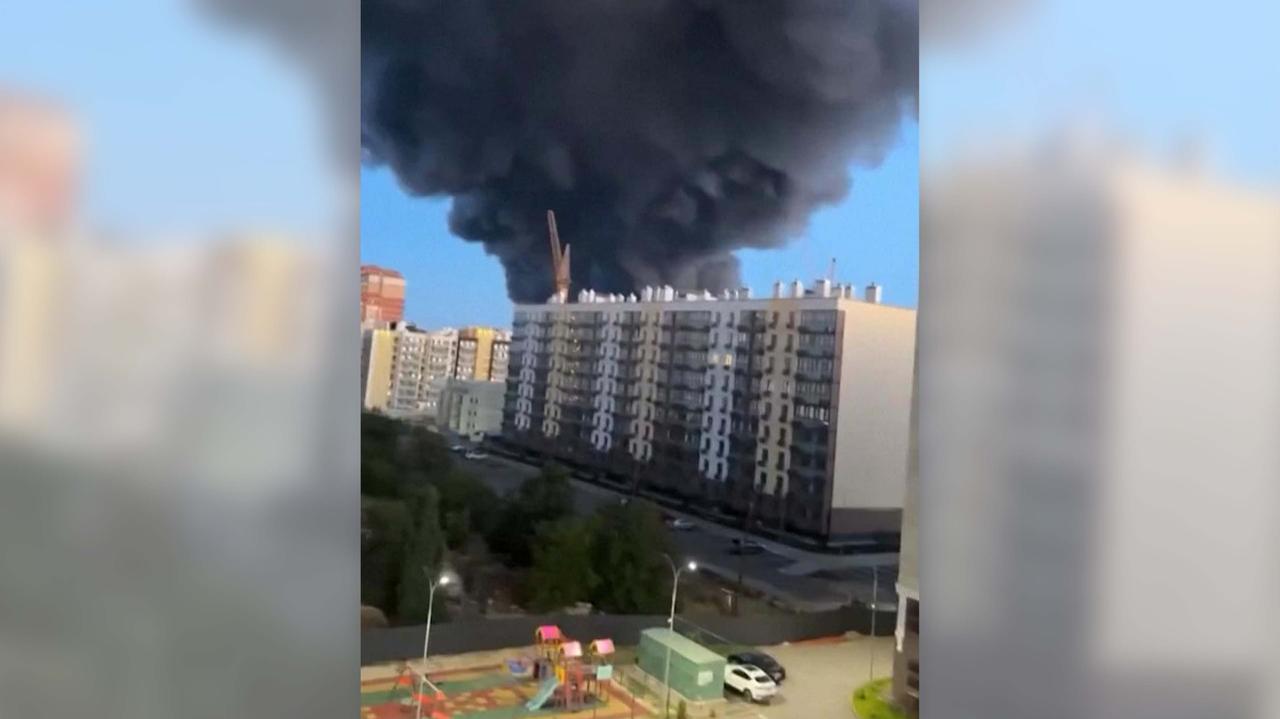 Atak Ukrainy w głębi Rosji. Zniszczenia i pożary w Wołgogradzie