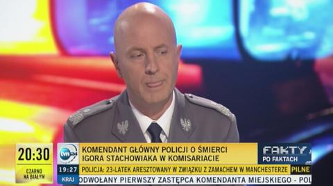 Komendant główny policji: nagranie z paralizatora po raz pierwszy widziałem w waszym reportażu