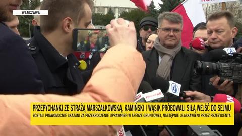 Kamiński: Walka, jaką toczymy, nie jest naszą prywatną sprawą. Chodzi o fundamentalne zasady funkcjonowania demokracji 