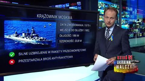 Krążownik Moskwa - co wiemy o zatopionej rosyjskiej jednostce