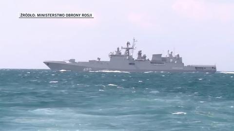 Rosyjskie okręty ćwiczą na Morzu Czarnym 