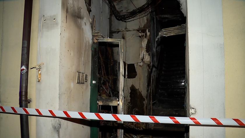 Pożar w Tarnowie. Policja: To było podpalenie. Zatrzymano podejrzewanego