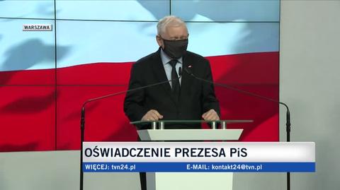 Kaczyński: pewien mały wstrząs w naszej koalicji przeszedł ostatecznie do historii