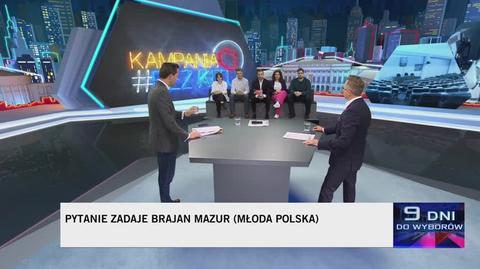 "Kampania #BezKitu". Brajan Mazur (Młoda Polska) pyta Dariusz Jońskiego (KO)