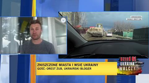 Ukraiński bloger Orest Zub o skali zniszczeń dokonanej przez Rosjan w północnej Ukrainie