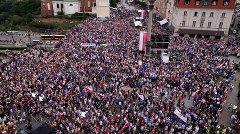 Wiec Platformy Obywatelskiej w rocznicę wyborów 4 czerwca