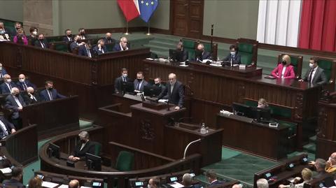 Poseł Grupiński wniósł o wykluczenie z obrad Sejmu pięciu posłów Konfederacji, którzy brali udział we wtorkowym proteście